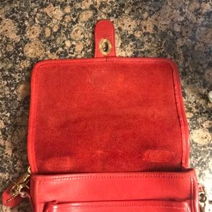 Coach Red Messenger Bag